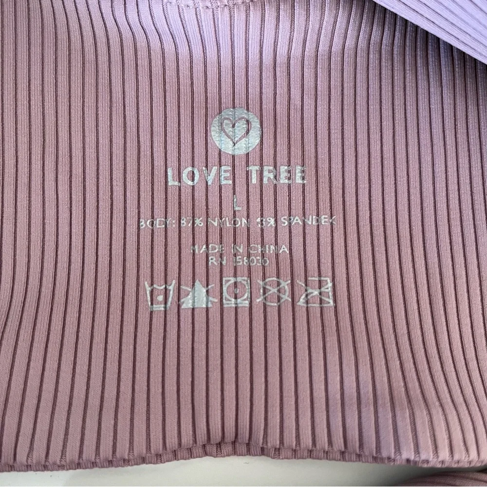 Love Tree Pink Wrap Bra Intimates size Large